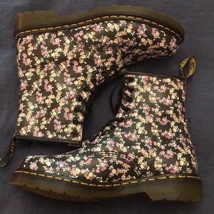 Floral Dr. Martens